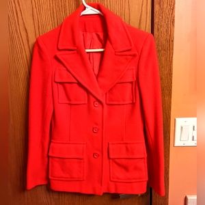 Vintage Handmade Custom Wool Blazer